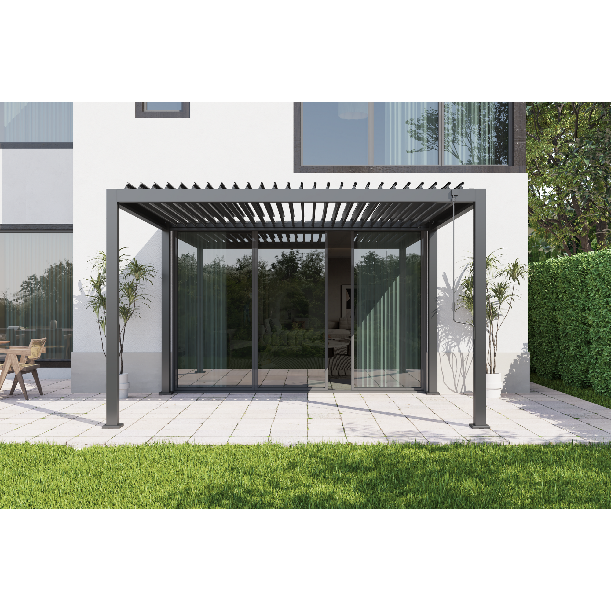 Pergola 'Core 110'  anthrazit 3 x 4 m