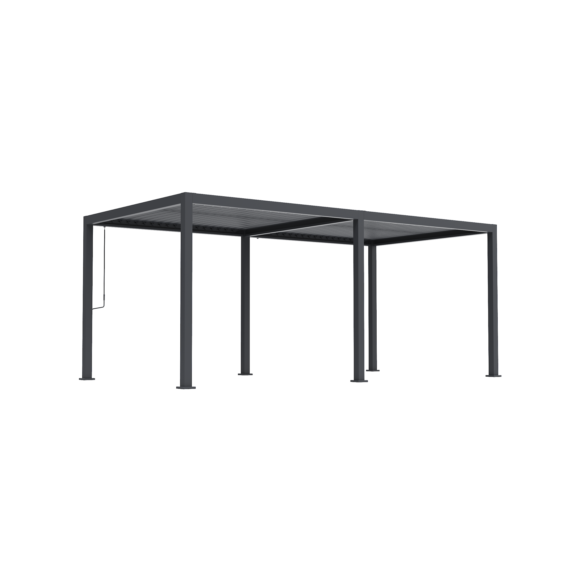 Pergola 'Core 110' anthrazit 3 x 6 m