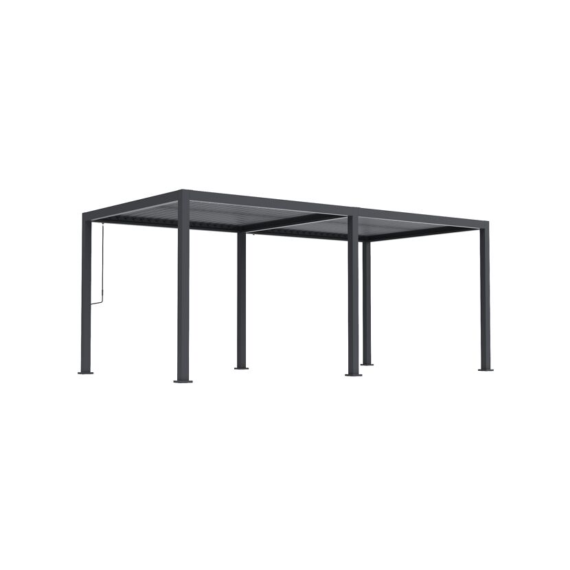 Pergola 'Core 110' anthrazit 3 x 6 m