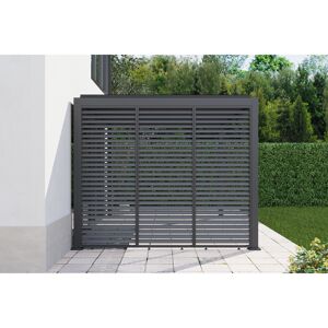 Lamellenwand für Pergola 'Core 110' fest anthrazit 93 cm