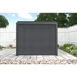 Sonnenschutzrollo für Pergola 'Origin' anthrazit 3 m