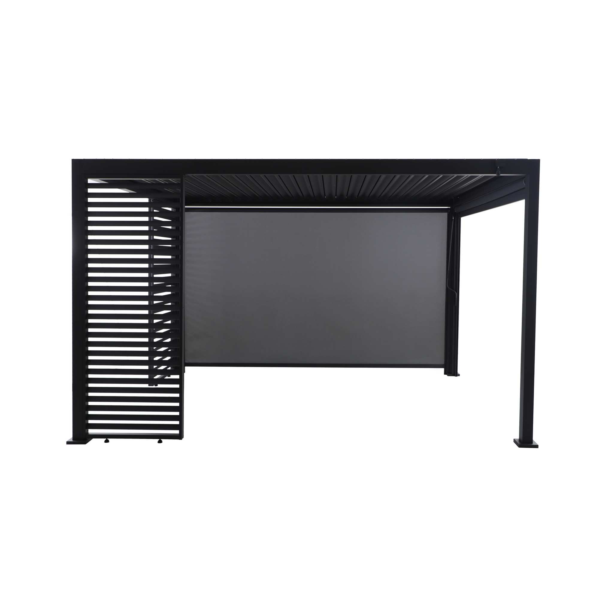 Lamellenwand für Pergola 'Origin' fest anthrazit 93 cm