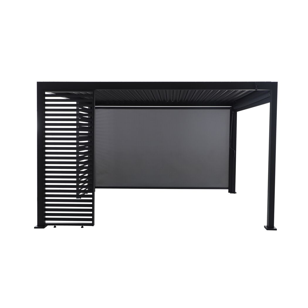 Lamellenwand für Pergola 'Origin' fest anthrazit 93 cm