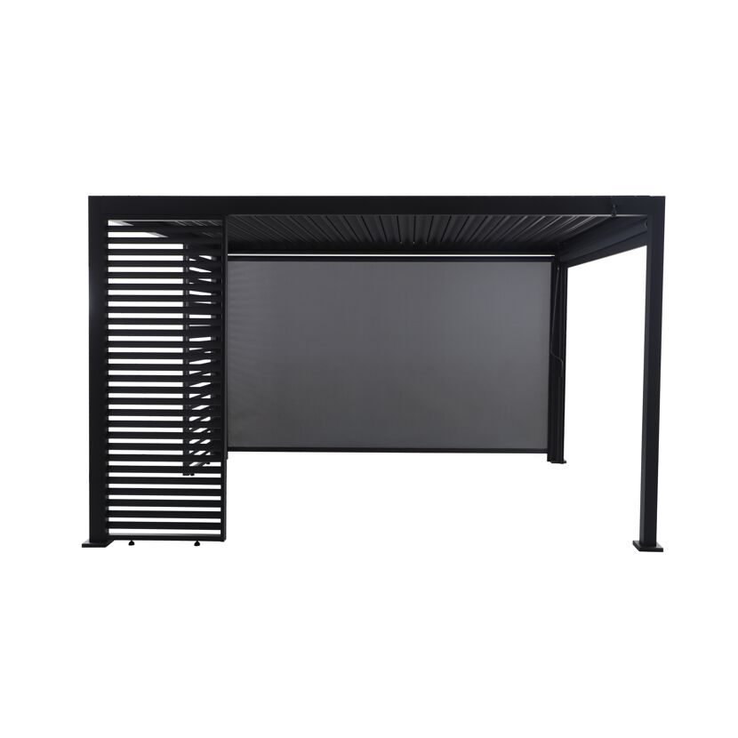 Lamellenwand für Pergola 'Origin' fest anthrazit 93 cm