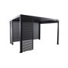 Lamellenwand für Pergola 'Origin' fest anthrazit 93 cm