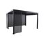 Lamellenwand für Pergola 'Origin' fest anthrazit 93 cm