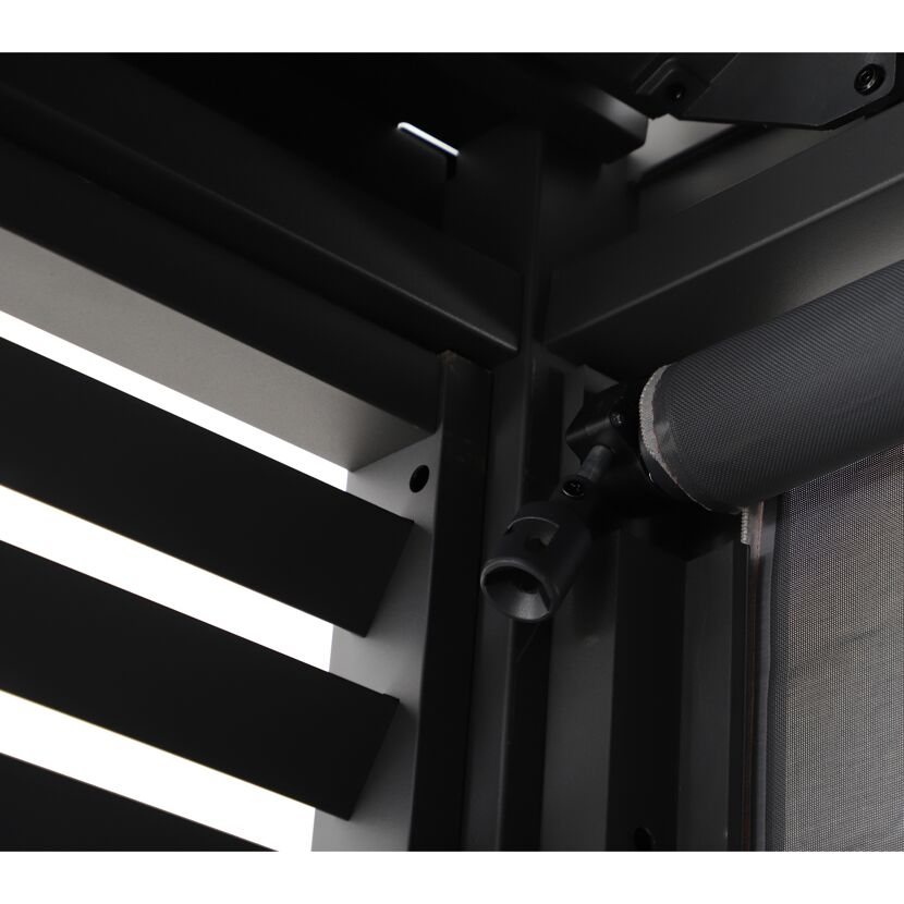 Lamellenwand für Pergola 'Origin' fest anthrazit 93 cm