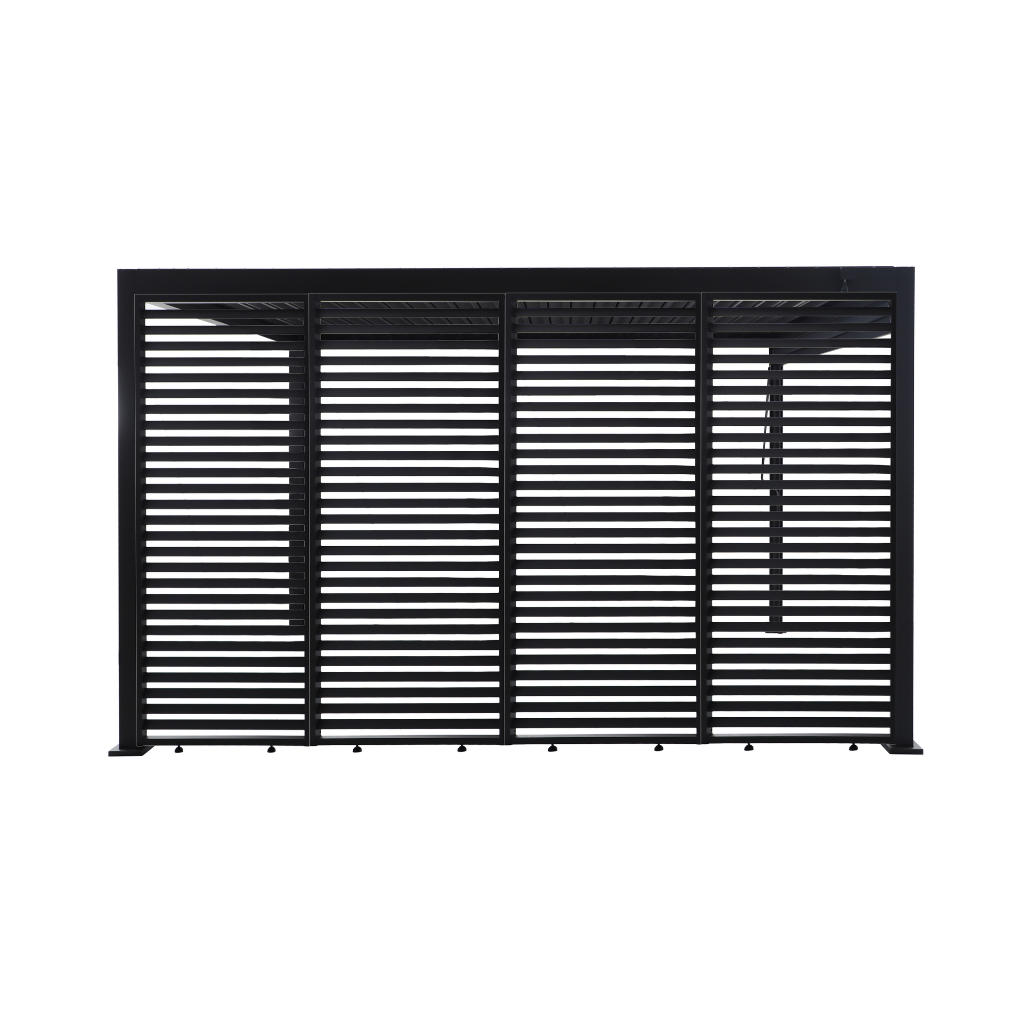 Lamellenwand für Pergola 'Origin' fest anthrazit 93 cm