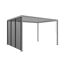 Lamellenwand für Pergola 'Origin' fest anthrazit 93 cm