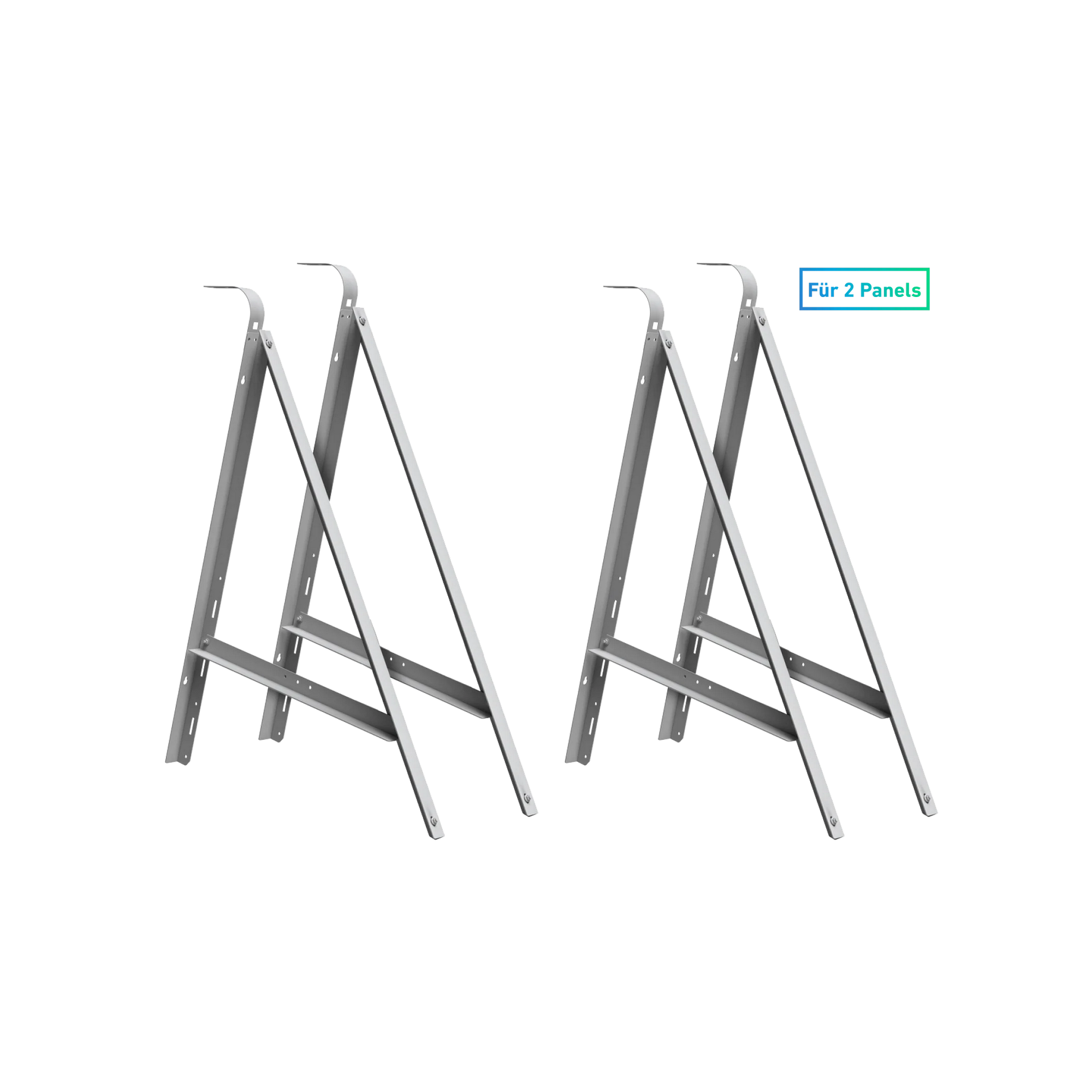 Solarmodulhalterung für Balkon 2 Paar