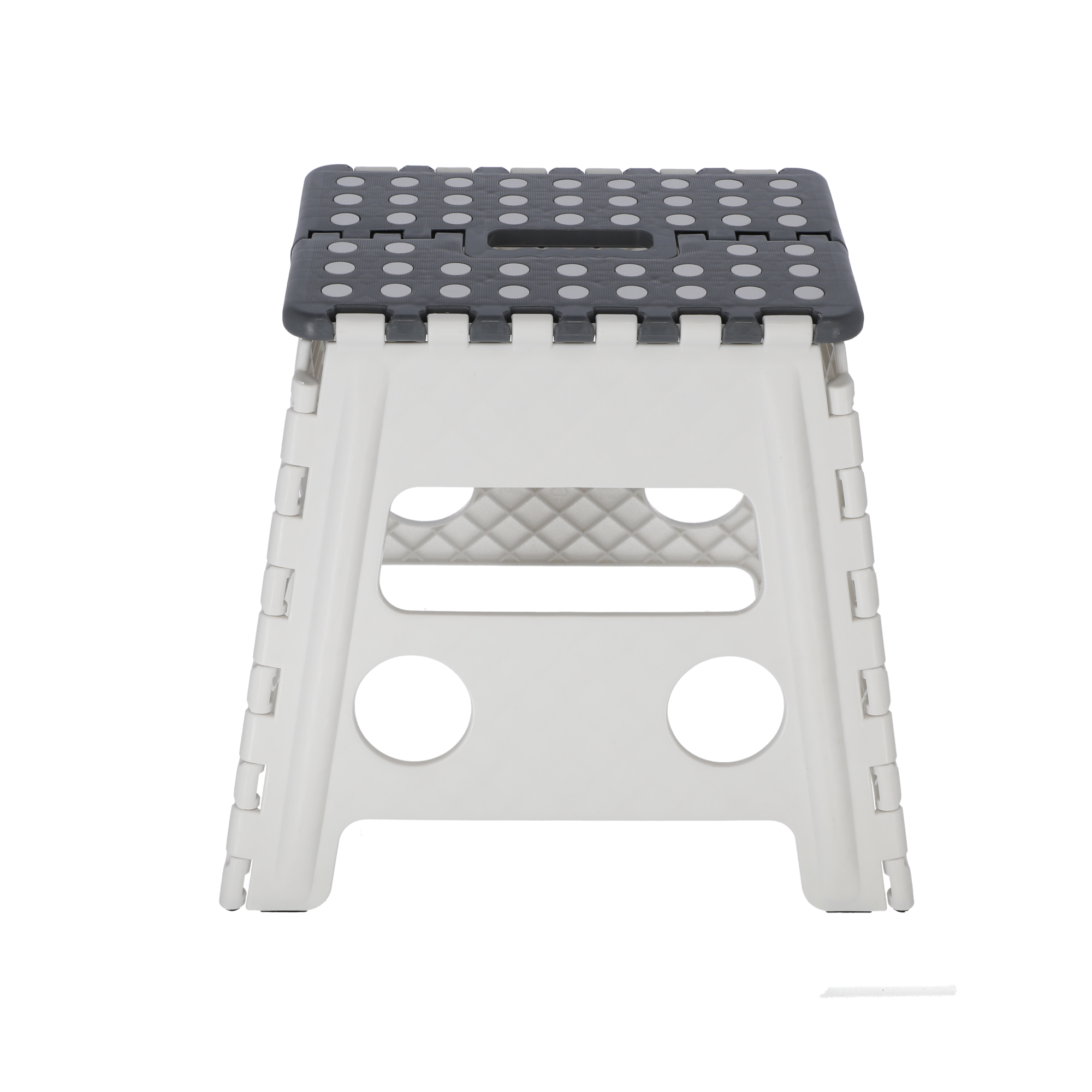 Klapptritt weiß faltbar 37 x 32,5 x 30 cm