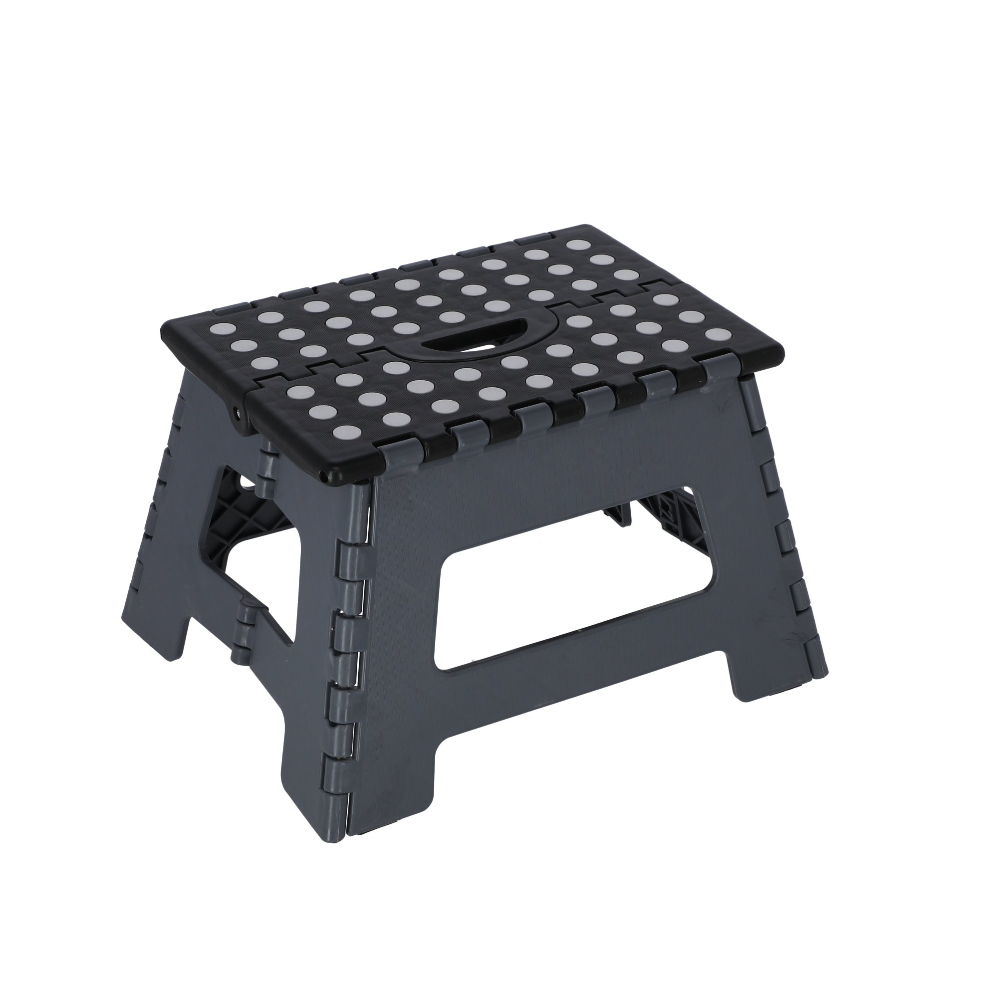 Klapptritt grau faltbar 35 x 22 x 28 cm