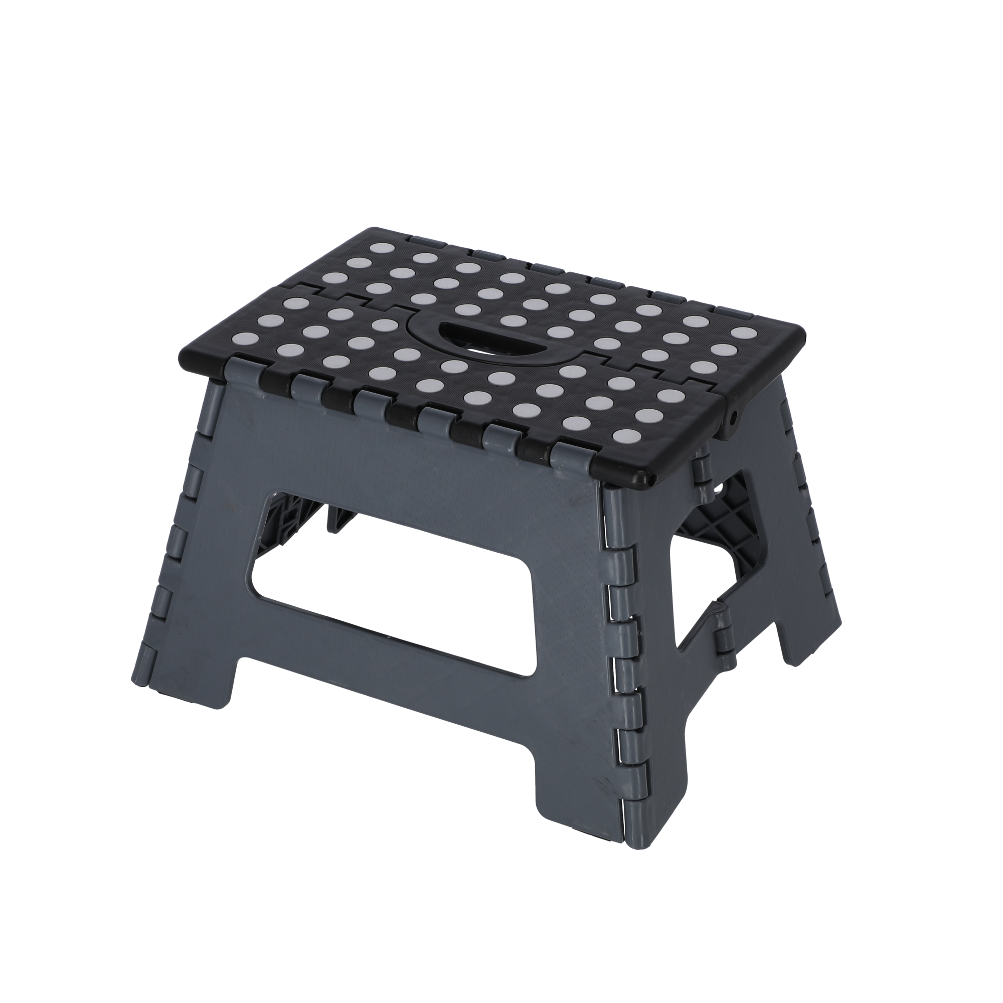 Klapptritt grau faltbar 35 x 22 x 28 cm