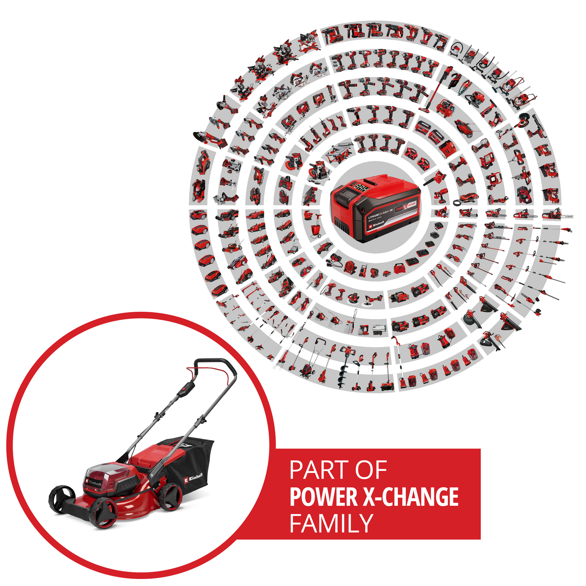 Akku-Rasenmäher 'GC-CM 36/42 Li BL' mit Akku und Ladegerät