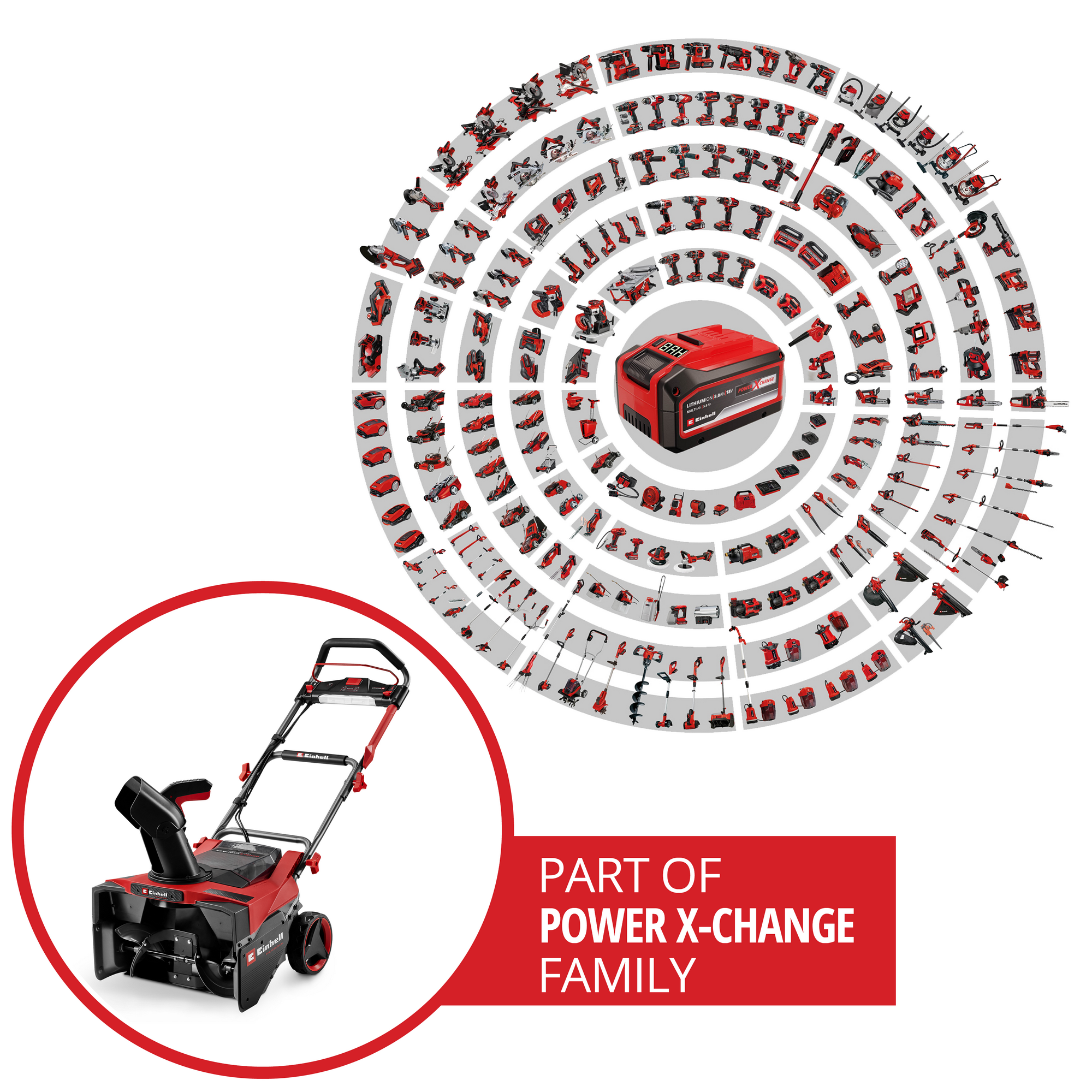 Akku-Schneefräse 'Professional GP-ST 36/53 Li E BL-Solo' ohne Akku und Ladegerät