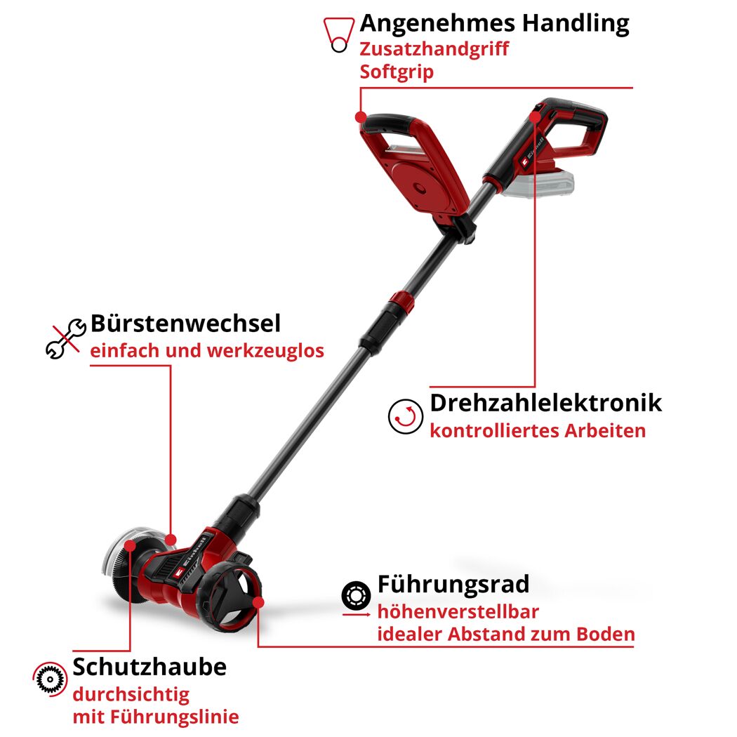 Akku-Fugenreiniger 'GE-CC 18/110 Li E-Solo' ohne Akku und Ladegerät