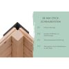 Gartenhaus-Set 'Neptun A' Fichtenholz naturbelassen/anthrazit 537,5 x 231,5 x 276 cm