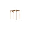 Pavillon 'Baros halb' naturbelassen 242 x 243 x 135,5 cm