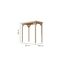 Pavillon 'Baros halb' naturbelassen 242 x 243 x 135,5 cm