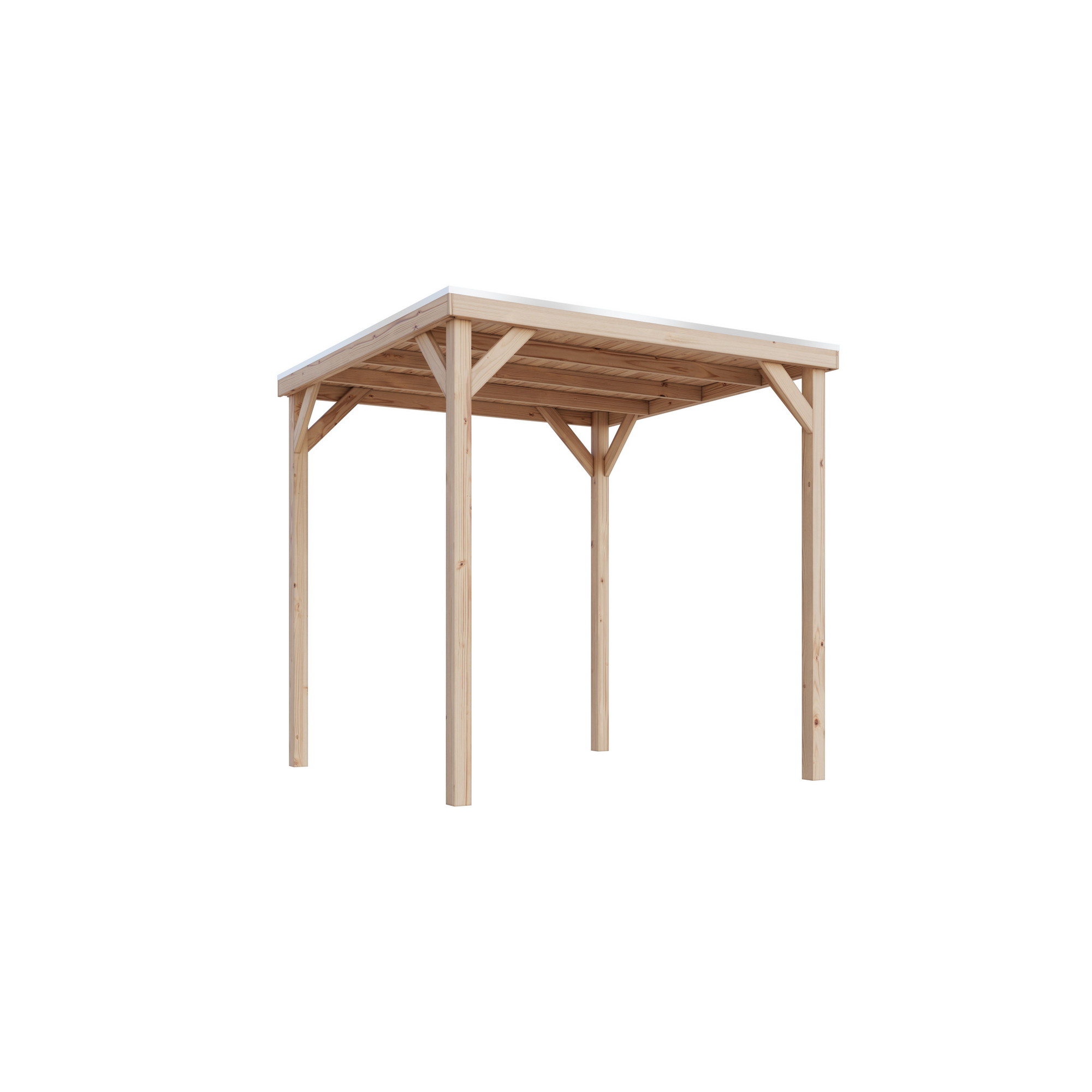 Pavillon 'Baros' naturbelassen 242 x 243 x 242 cm