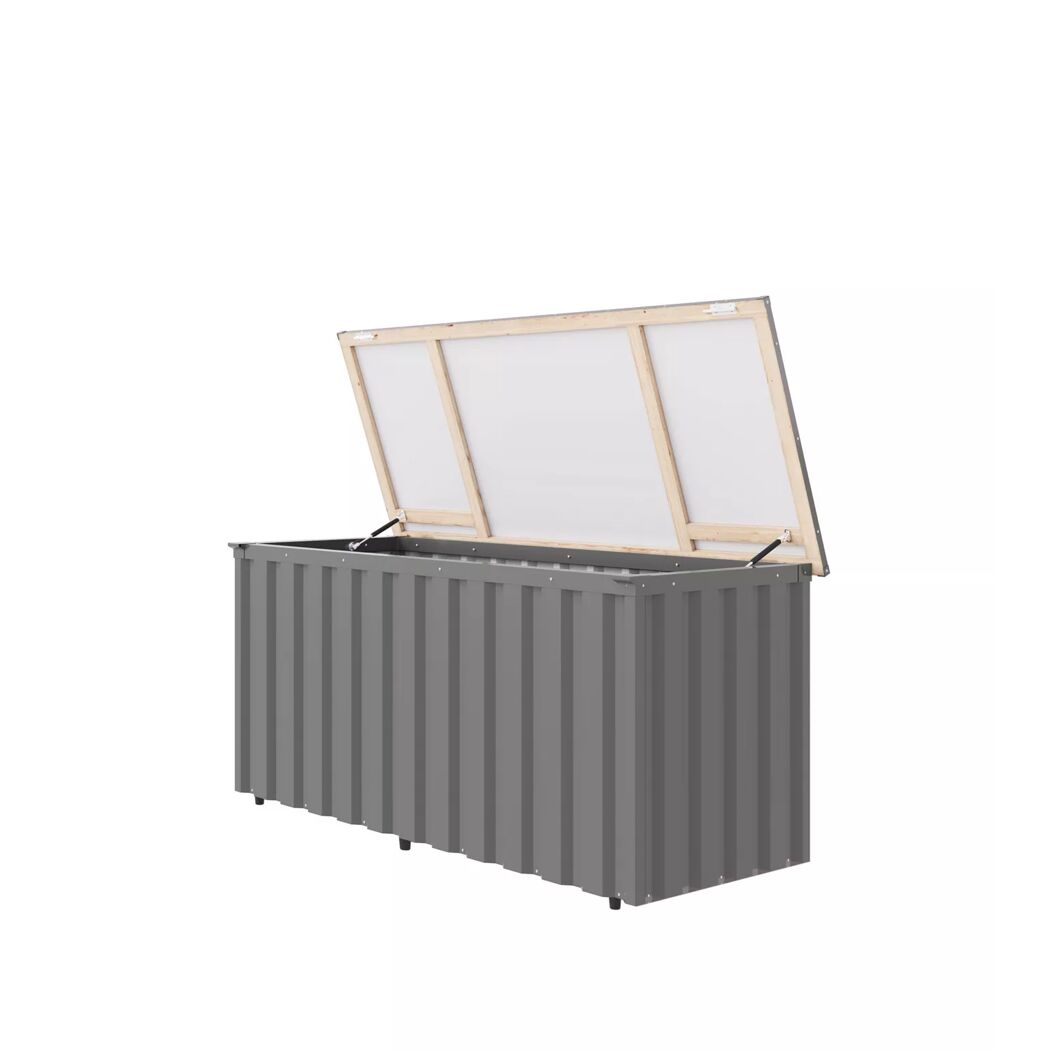 Freizeitbox 'Alumee 2' Metall graualuminium 172 x 82 cm