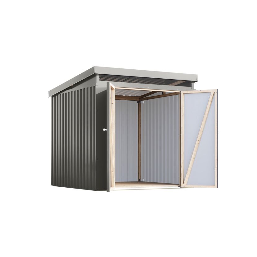 Metallgerätehaus 'Taurus 2' graualuminium 207 x 213 x 209 cm