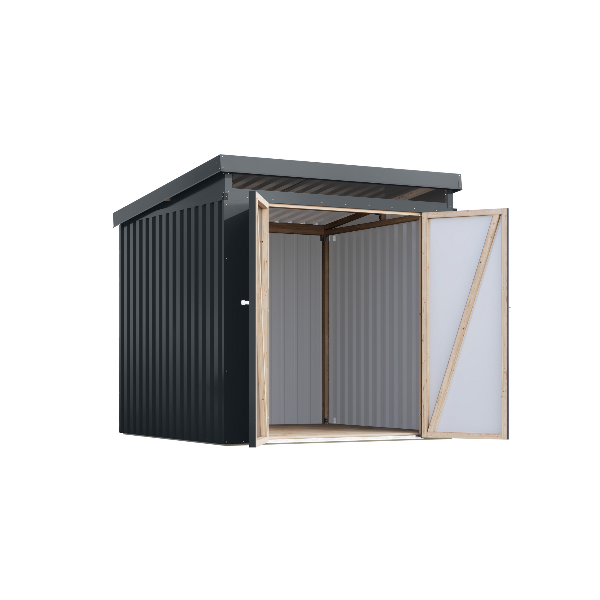 Metallgerätehaus 'Taurus 2' anthrazit 207 x 213 x 209 cm