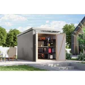 Metallgerätehaus 'Taurus 2,5' graualuminium 207 x 213 x 292 cm