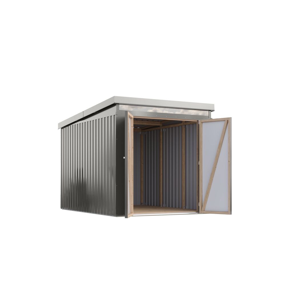 Metallgerätehaus 'Taurus 2,5' graualuminium 207 x 213 x 292 cm