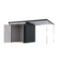 Metallgerätehaus-Set 'Taurus 2' anthrazit 414 x 213 x 209 cm
