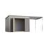 Metallgerätehaus-Set 'Taurus 3' graualuminium 497 x 213 x 209 cm