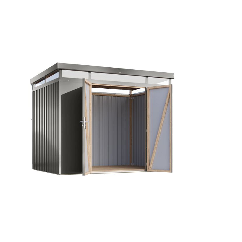 Metallgerätehaus 'Daro 3' graualuminium 290 x 239 x 209 cm