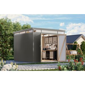 Metallgerätehaus 'Daro 3,5' graualuminium 290 x 239 x 292 cm