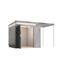 Metallgerätehaus-Set 'Daro 2' graualuminium 414 x 239 x 209 cm
