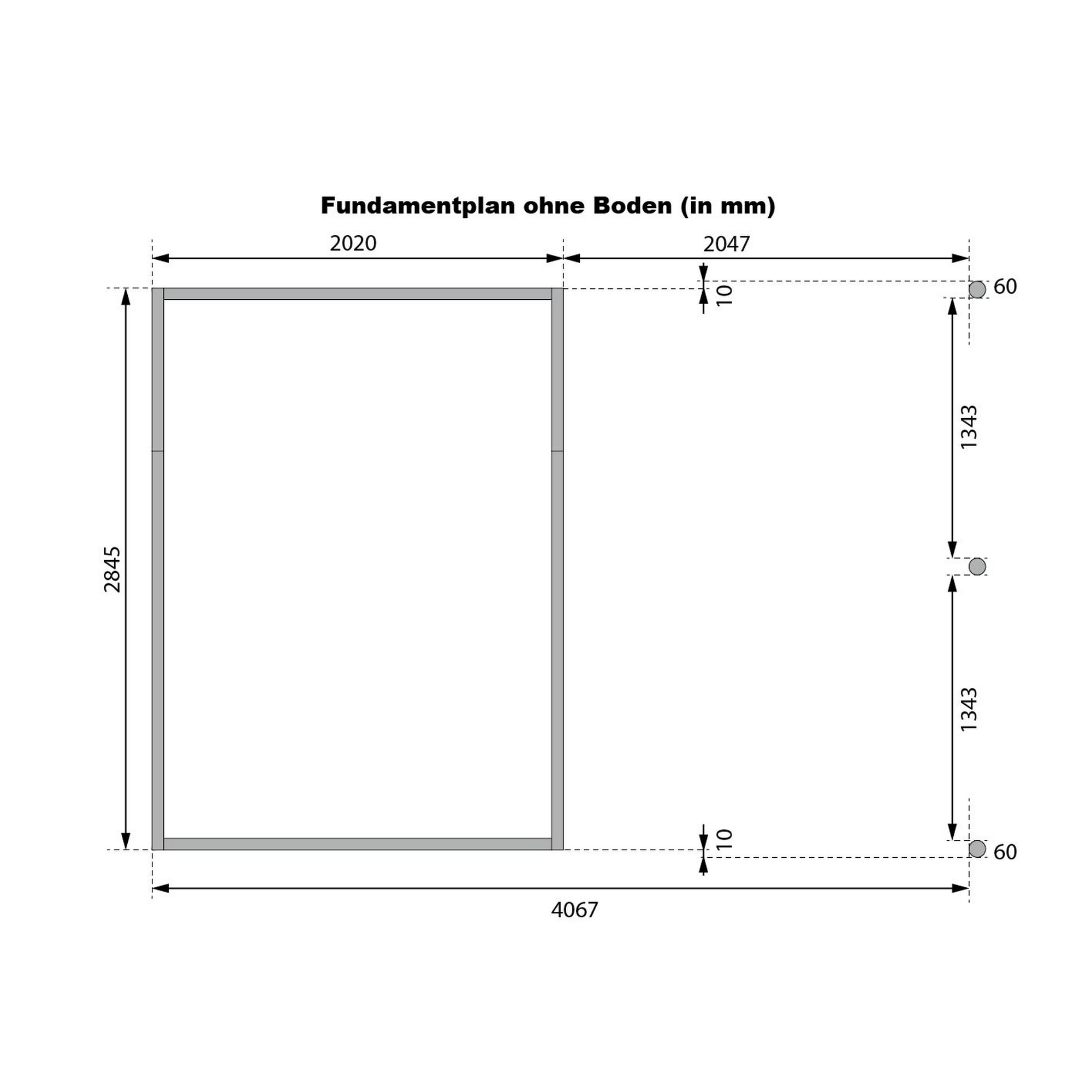 Metallgerätehaus-Set 'Daro 2,5' graualuminium 414 x 239 x 292 cm