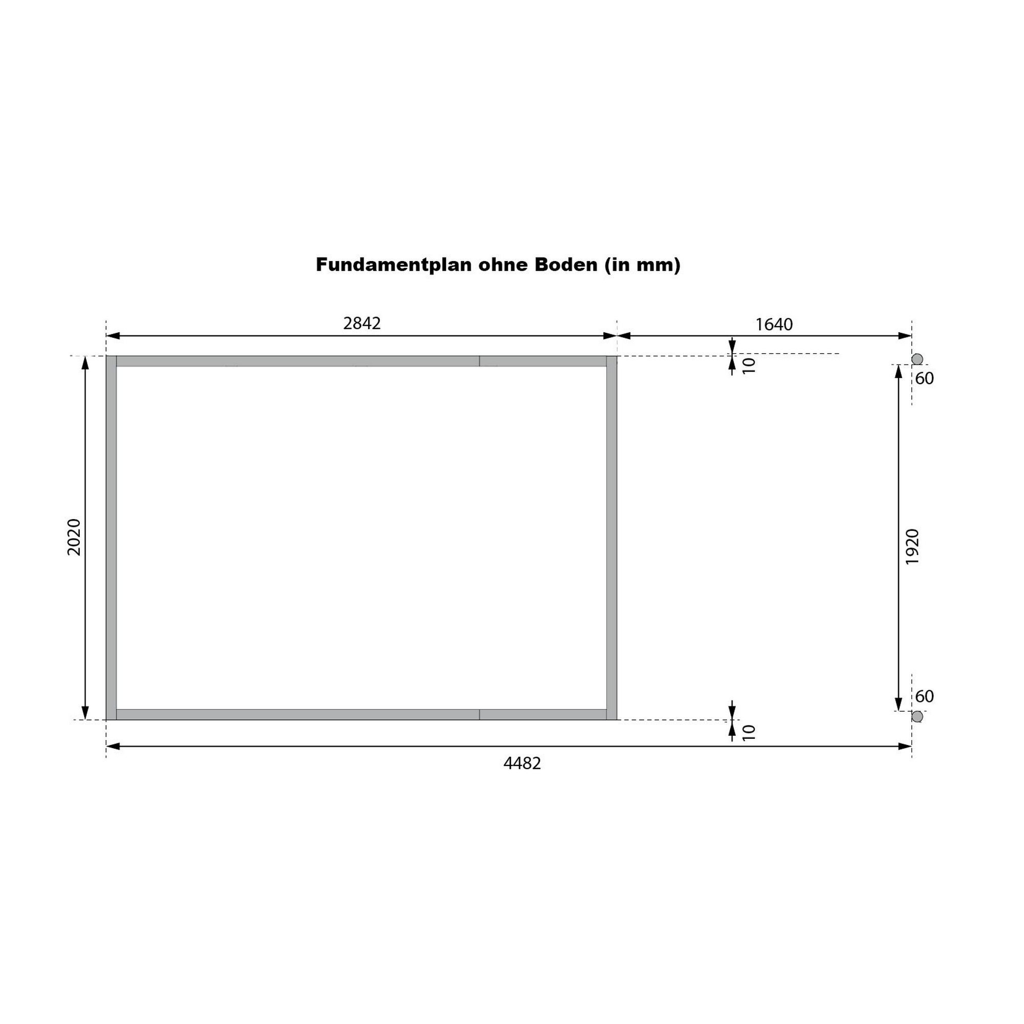 Metallgerätehaus-Set 'Daro 3' anthrazit 497 x 239 x 209 cm