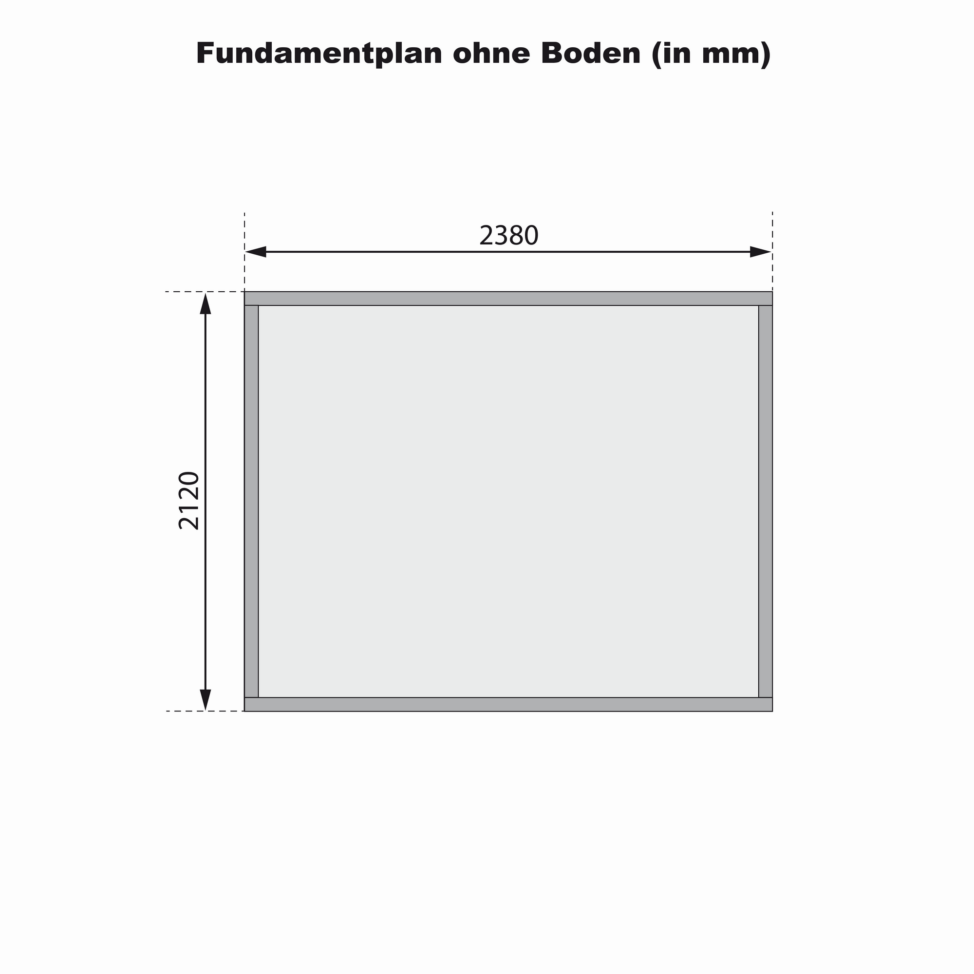 Gartenhaus 'Blitz' Fichtenholz terragrau 242 x 211 x 217 cm