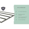 Gartenhaus-Set 'Blitz' Fichtenholz terragrau 462 x 211 x 217 cm