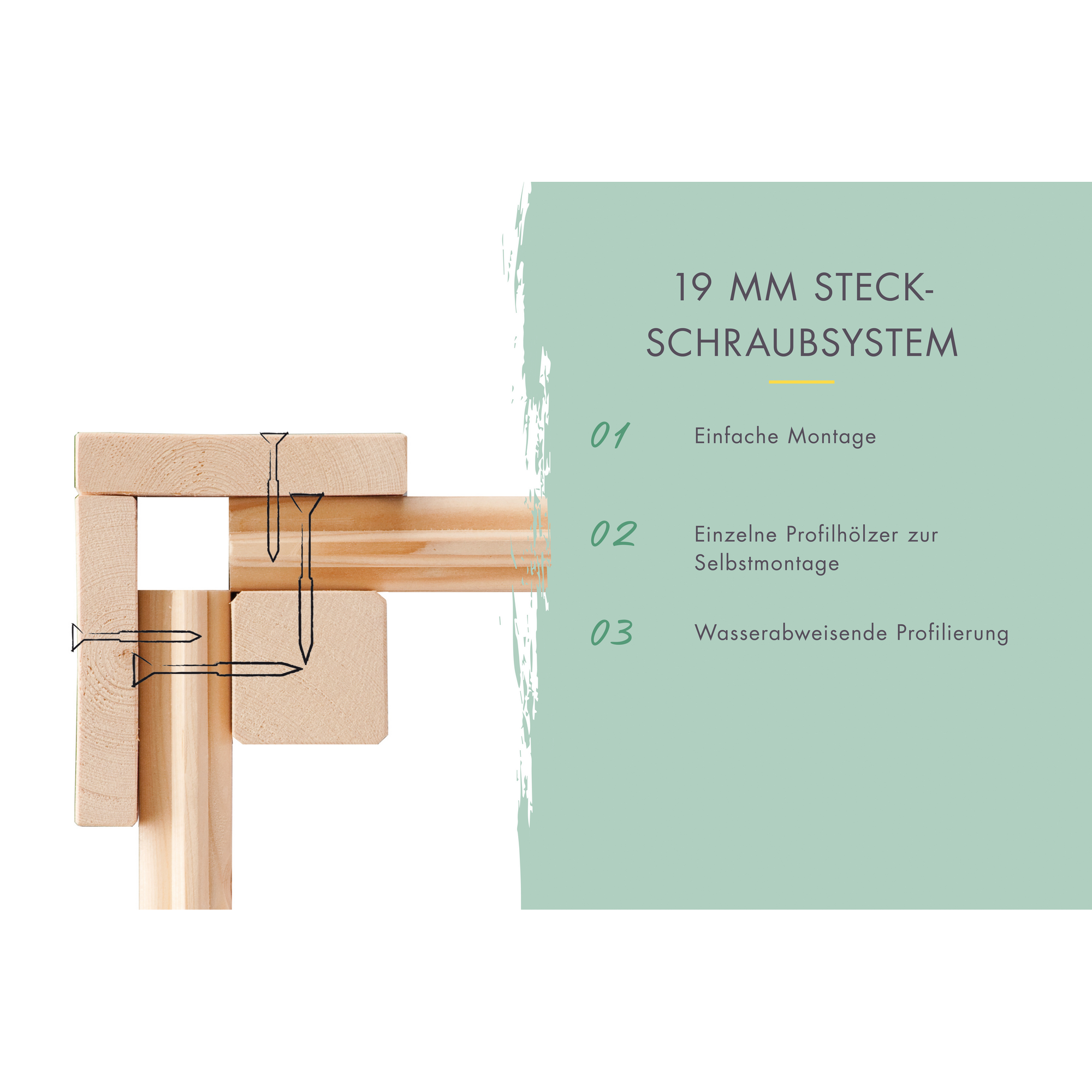 Gartenhaus 'Turbo' Fichtenholz terragrau 246 x 197 x 186 cm