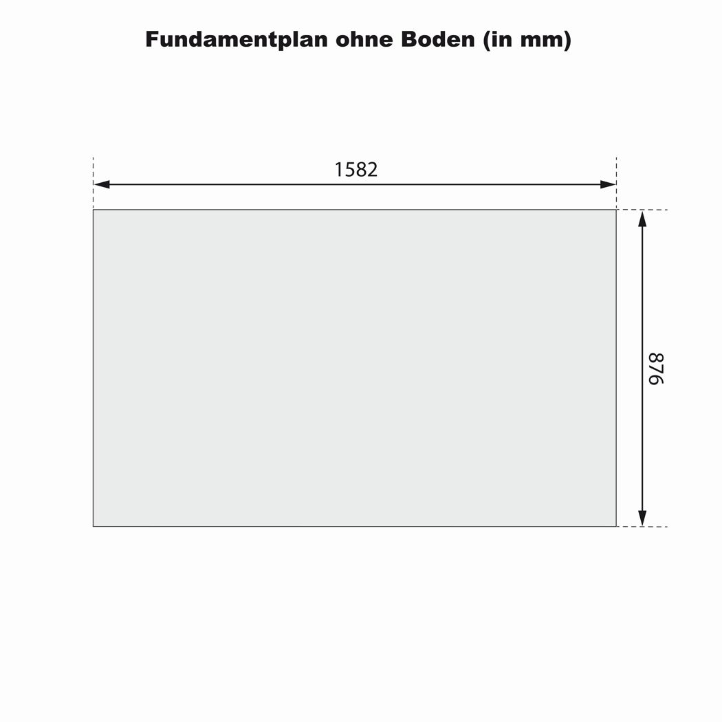 Mülltonnenunterstand '2' mit Hochbeet anthrazit 158,2 x 142,6 x 87,6 cm