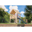 Spielturm 'Ida' naturbelassen mit Rutsche anthrazit 200 x 394 x 345 cm