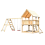 Spielturm 'Ida' naturbelassen mit Doppelschaukel, Klettergerüst 508 x 264 x 345 cm
