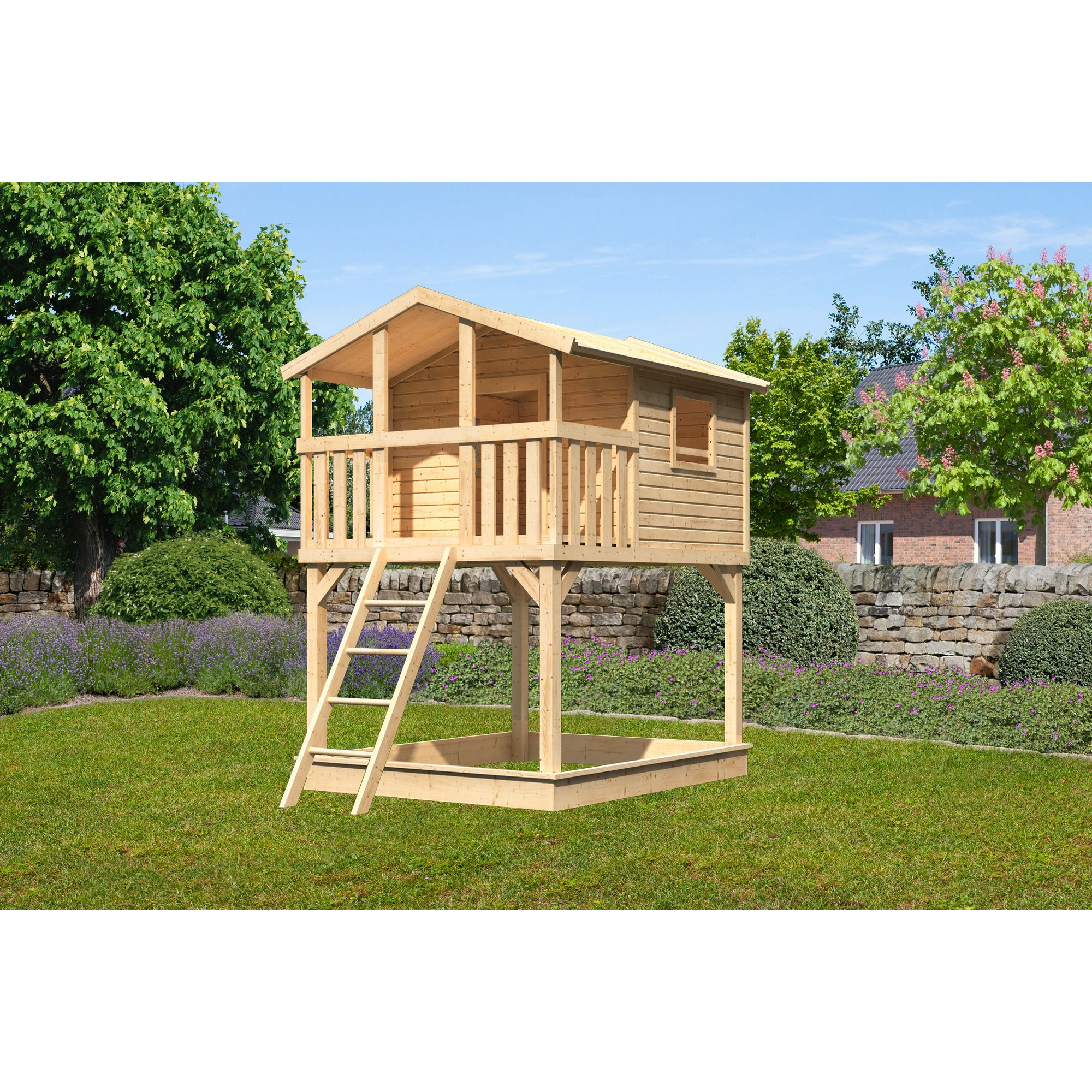 Stelzenhaus 'Ciana' naturbelassen 198 x 244 x 309 cm