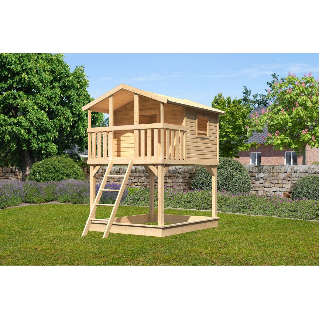 Stelzenhaus 'Ciana' naturbelassen 198 x 244 x 309 cm