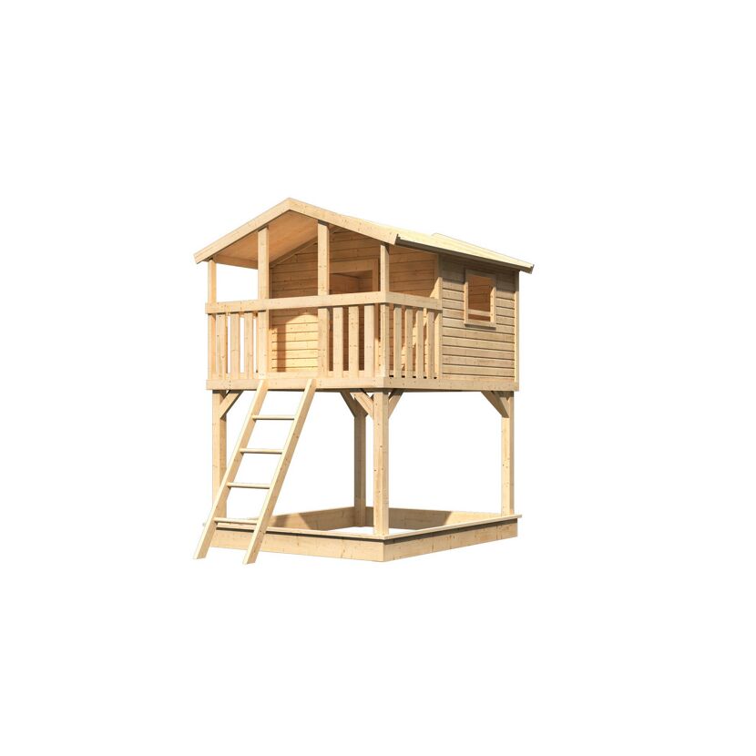 Stelzenhaus 'Ciana' naturbelassen 198 x 244 x 309 cm