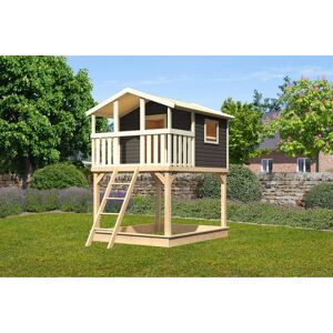 Stelzenhaus 'Ciana' terragrau 198 x 244 x 309 cm