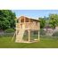Stelzenhaus 'Ciana' naturbelassen mit Holzrampe 198 x 244 x 309 cm