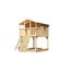 Stelzenhaus 'Ciana' naturbelassen mit Holzrampe 198 x 244 x 309 cm