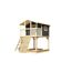 Stelzenhaus 'Ciana' terragrau mit Holzrampe 198 x 244 x 309 cm