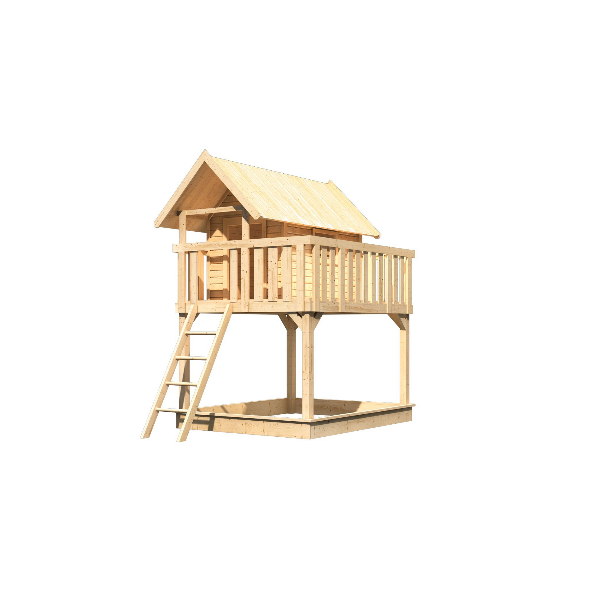 Stelzenhaus 'Karlie' naturbelassen 198 x 243 x 329,5 cm